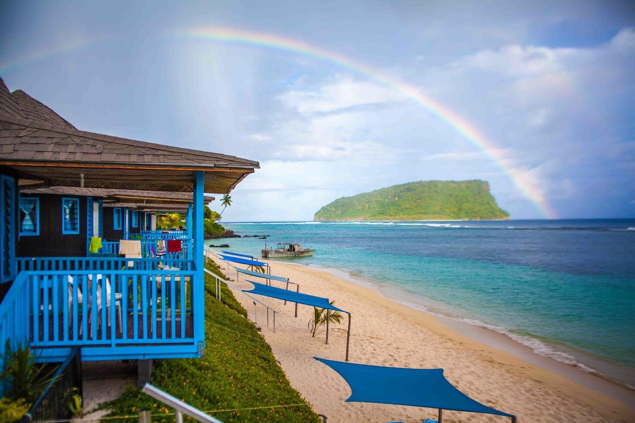 Litia Sini Beach Fales Lalomanu Exterior foto