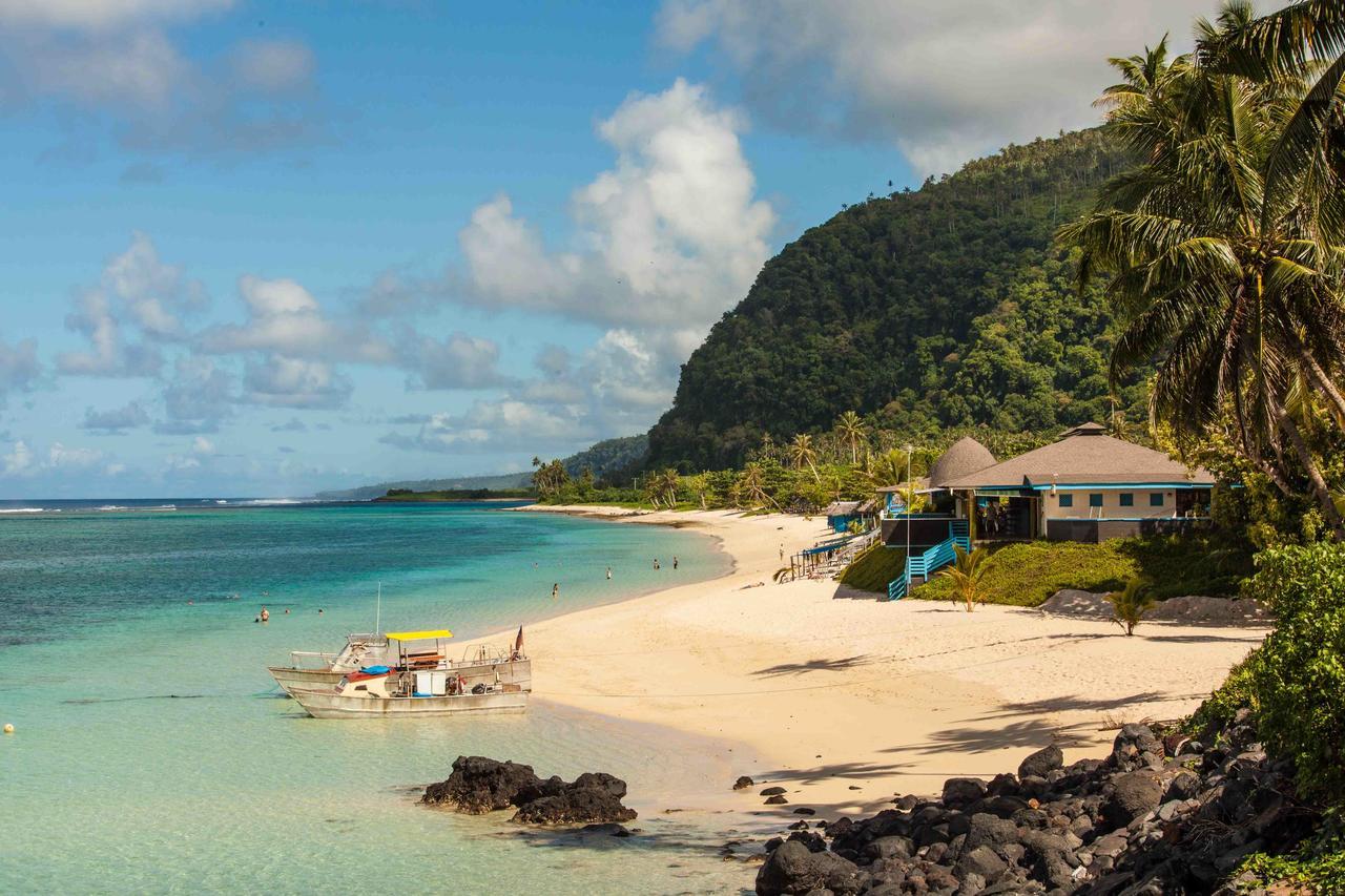 Litia Sini Beach Fales Lalomanu Exterior foto