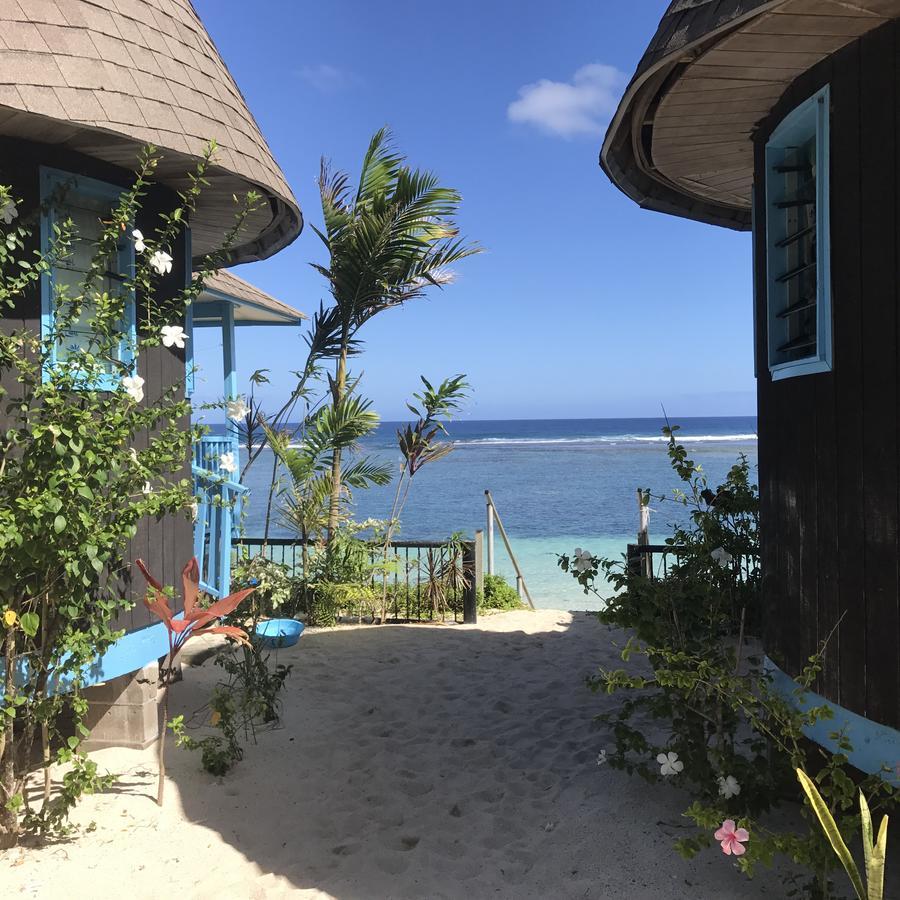 Litia Sini Beach Fales Lalomanu Exterior foto